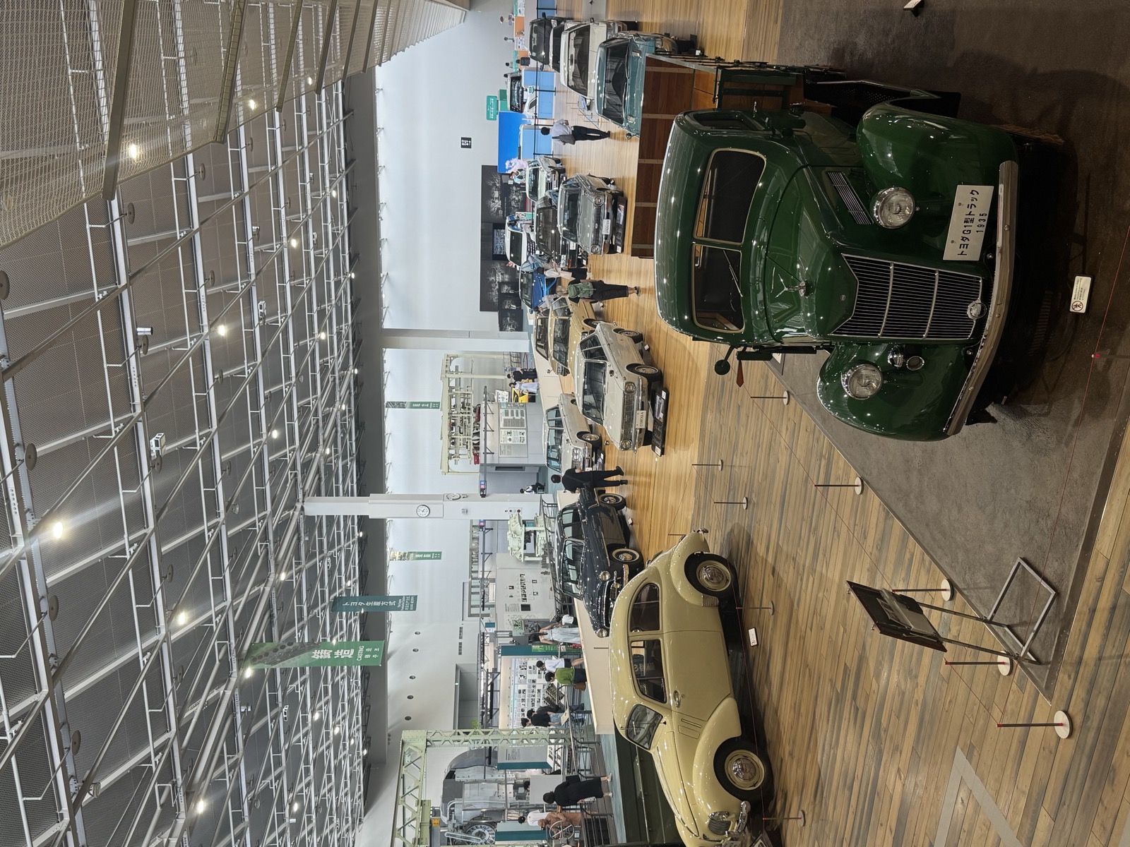 The Toyota Automobile Museum's hall of classic cars in Nagoya.